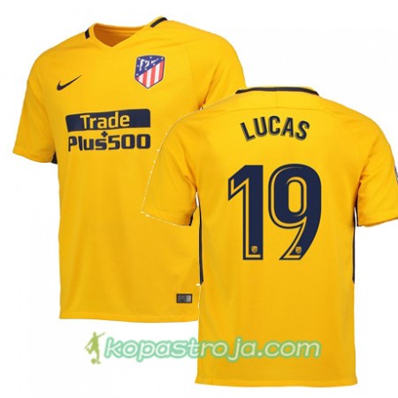 Billiga Fotbollströjor Atlético Madrid LUCAS 19 Borta tröja 2017/18 Kortärmad