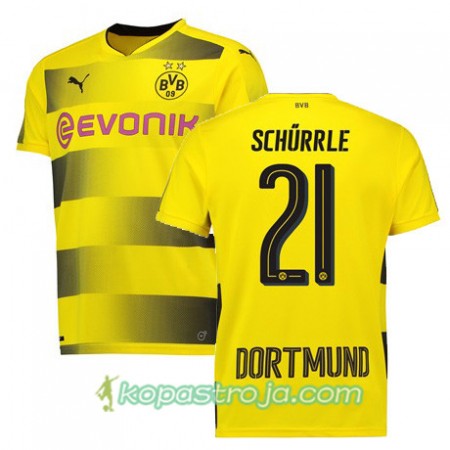 Billiga Fotbollströjor Borussia Dortmund SCHURRLE 21 Hemma tröja 2017/18 Kortärmad