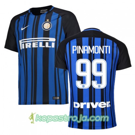 Billiga Fotbollströjor Inter PINAMONTI 99 Hemma tröja 2017/18 Kortärmad