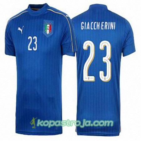 Billiga Fotbollströjor Italien EMANUELE GIACCHERINI Hemma tröja Euro 2016
