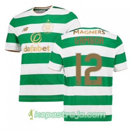 Billiga Fotbollströjor Celtic FC CRISTIAN GAMBOA Hemma tröja 2017/18 Kortärmad