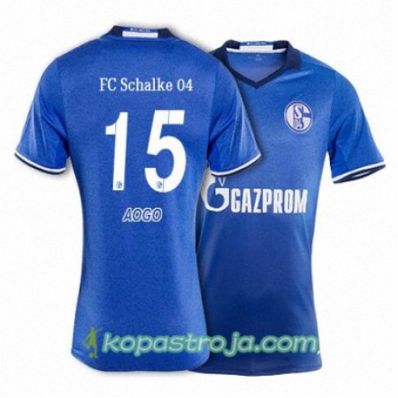 Billiga Fotbollströjor FC Schalke 04 AOGO 15 Hemma tröja 2017/18 Kortärmad