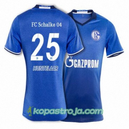 Billiga Fotbollströjor FC Schalke 04 HUNTELAAR 25 Hemma tröja 2017/18 Kortärmad