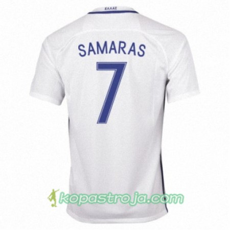 Billiga Fotbollströjor Grekland GIORGOS SAMARAS Hemma tröja 2016/17 Kortärmad