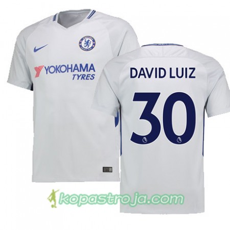 Billiga Fotbollströjor Chelsea DAVID LUIZ 30 Borta tröja 2017/18 Kortärmad