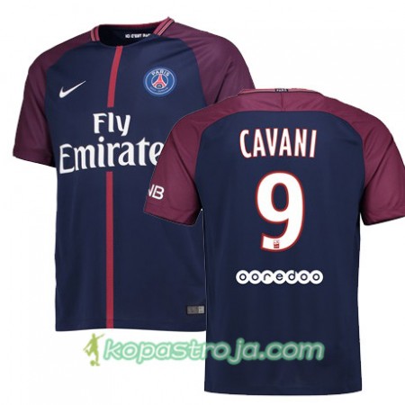 Billiga Fotbollströjor Paris SG EDINSON CAVANI 9 Hemma tröja 2017/18 Kortärmad