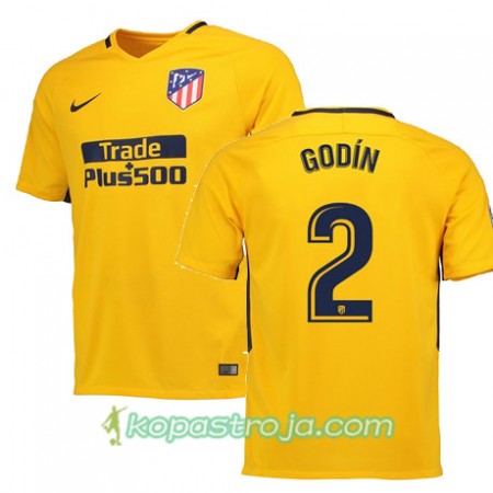 Billiga Fotbollströjor Atlético Madrid GODIN 2 Borta tröja 2017/18 Kortärmad