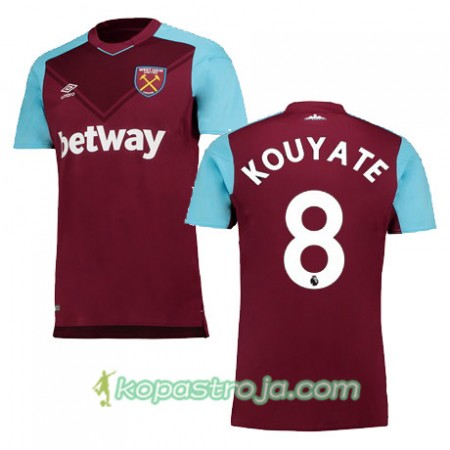 Billiga Fotbollströjor West Ham United KOUYATE Hemma tröja 2017/18 Kortärmad