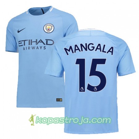 Billiga Fotbollströjor Manchester City MANGALA 15 Hemma tröja 2017/18 Kortärmad
