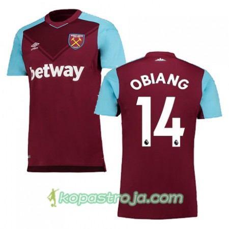 Billiga Fotbollströjor West Ham United OBIANG Hemma tröja 2017/18 Kortärmad
