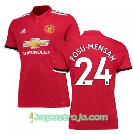 Billiga Fotbollströjor Manchester United FOSU MENSAH 24 Hemma tröja 2017/18 Kortärmad