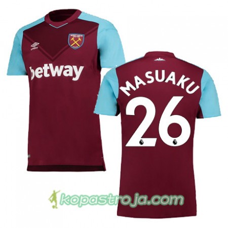 Billiga Fotbollströjor West Ham United MASUAKU Hemma tröja 2017/18 Kortärmad