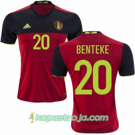 Billiga Fotbollströjor Belgien CHRISTIAN BENTEKE Hemma tröja Euro 2016