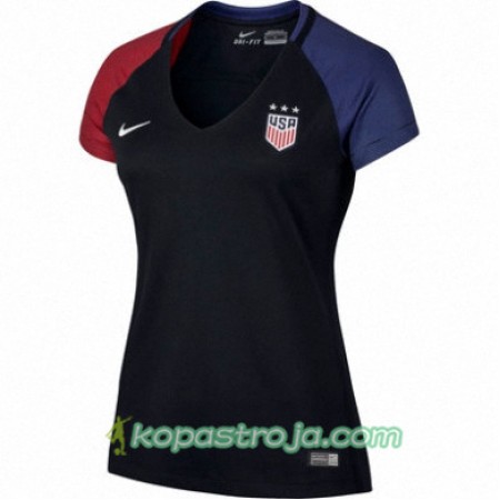 Billiga Fotbollströjor USA Dam Borta tröja 2016/17 Kortärmad