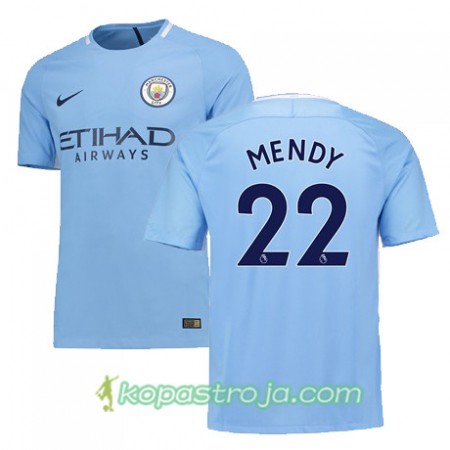 Billiga Fotbollströjor Manchester City MENDY 22 Hemma tröja 2017/18 Kortärmad