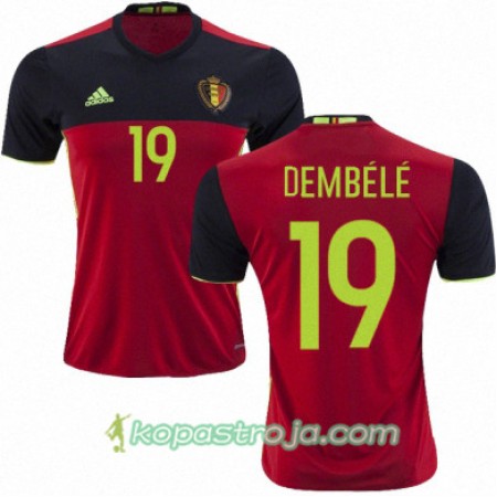 Billiga Fotbollströjor Belgien MOUSSA DEMBELE Hemma tröja Euro 2016
