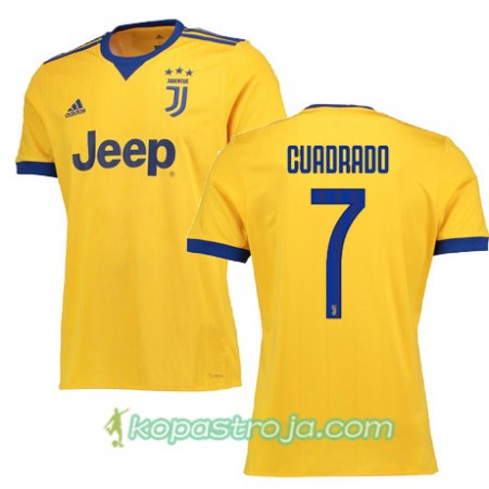 Billiga Fotbollströjor Juventus CUADRADO 7 Borta tröja 2017/18 Kortärmad