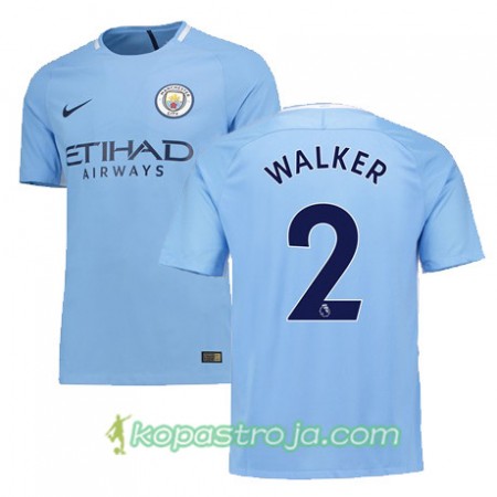 Billiga Fotbollströjor Manchester City KYLE WALKER 2 Hemma tröja 2017/18 Kortärmad