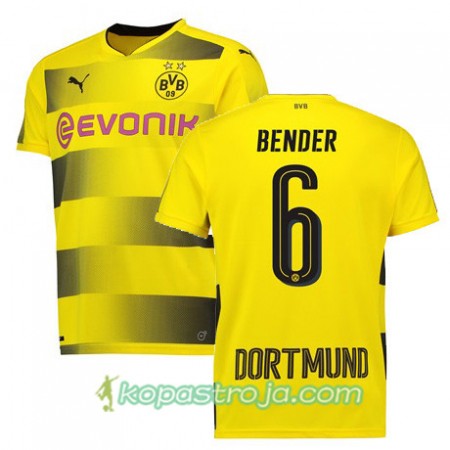 Billiga Fotbollströjor Borussia Dortmund BENDER 6 Hemma tröja 2017/18 Kortärmad
