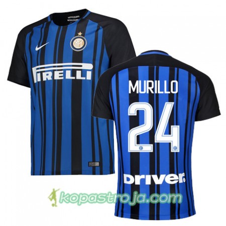 Billiga Fotbollströjor Inter MURILLO 24 Hemma tröja 2017/18 Kortärmad