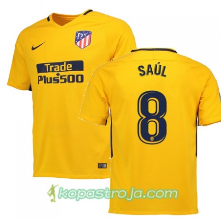 Billiga Fotbollströjor Atlético Madrid SAUL 8 Borta tröja 2017/18 Kortärmad