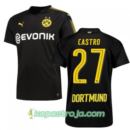 Billiga Fotbollströjor Borussia Dortmund CASTRO 27 Borta tröja 2017/18 Kortärmad