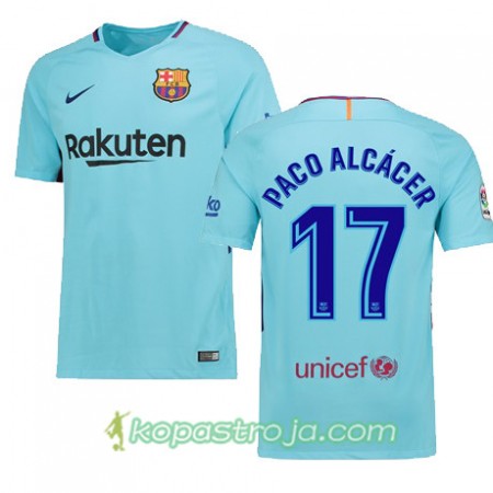 Billiga Fotbollströjor FC Barcelona Paco Alcacer 17 Borta tröja 2017/18 Kortärmad