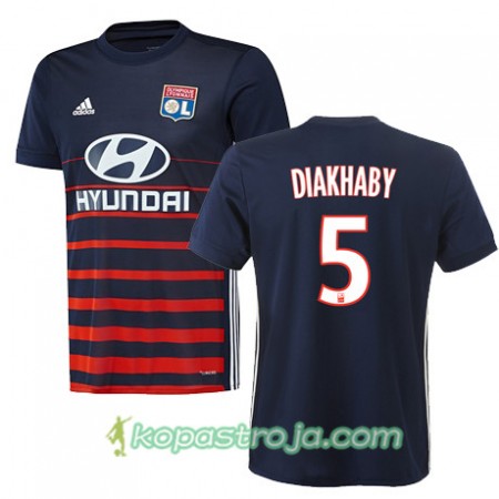 Billiga Fotbollströjor Olympique Lyonnais MOUCTAR DIAKHABY 5 Borta tröja 2017/18 Kortärmad