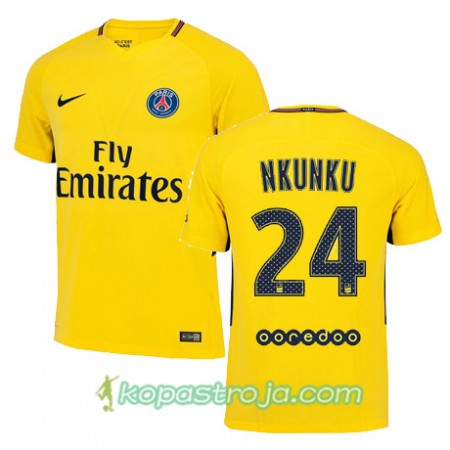 Billiga Fotbollströjor Paris SG CHRISTOPHER NKUNKU 24 Borta tröja 2017/18 Kortärmad