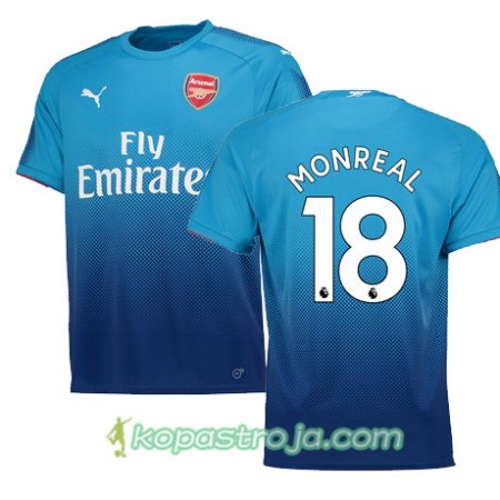Billiga Fotbollströjor Arsenal MONREAL 18 Borta tröja 2017/18 Kortärmad