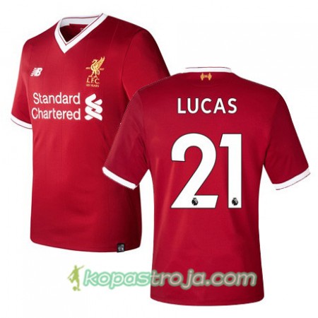 Billiga Fotbollströjor Liverpool LUCAS 21 Hemma tröja 2017/18 Kortärmad