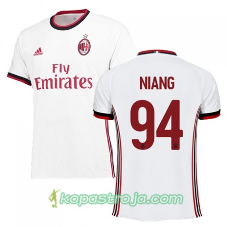 Billiga Fotbollströjor AC Milan NIANG 94 Borta tröja 2017/18 Kortärmad