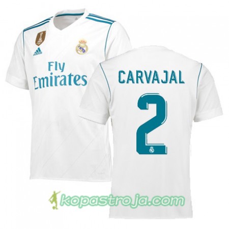 Billiga Fotbollströjor Real Madrid CARVAJAL 2 Hemma tröja 2017/18 Kortärmad
