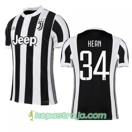 Billiga Fotbollströjor Juventus KEAN 34 Hemma tröja 2017/18 Kortärmad