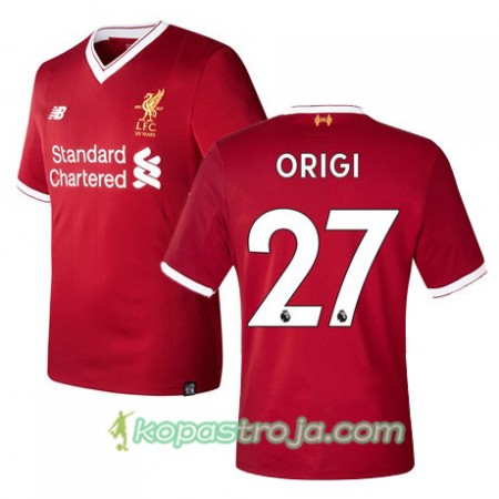 Billiga Fotbollströjor Liverpool ORIGI 27 Hemma tröja 2017/18 Kortärmad