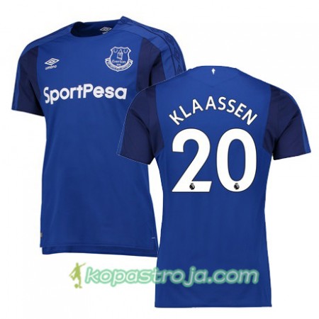 Billiga Fotbollströjor Everton KLAASSEN Hemma tröja 2017/18 Kortärmad