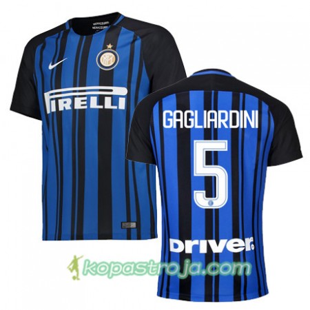 Billiga Fotbollströjor Inter Gagliardini 5 Hemma tröja 2017/18 Kortärmad
