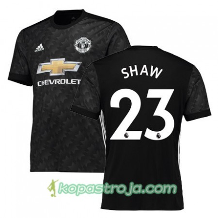 Billiga Fotbollströjor Manchester United SHAW 23 Borta tröja 2017/18 Kortärmad