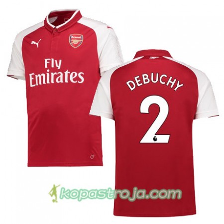 Billiga Fotbollströjor Arsenal DEBUCHY 2 Hemma tröja 2017/18 Kortärmad