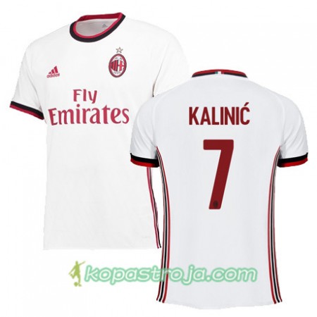 Billiga Fotbollströjor AC Milan KALINIC 7 Borta tröja 2017/18 Kortärmad