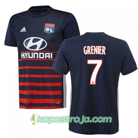 Billiga Fotbollströjor Olympique Lyonnais CLEMENT GRENIER 7 Borta tröja 2017/18 Kortärmad