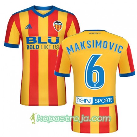 Billiga Fotbollströjor Valencia CF MAKSIMOVIC Borta tröja 2017/18 Kortärmad