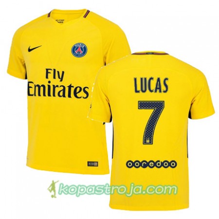 Billiga Fotbollströjor Paris SG LUCAS MOURA 7 Borta tröja 2017/18 Kortärmad