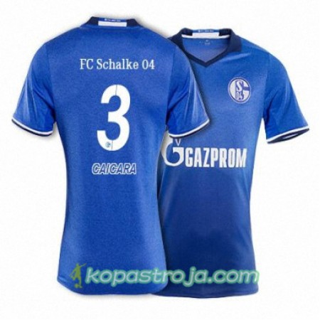 Billiga Fotbollströjor FC Schalke 04 CAICARA 3 Hemma tröja 2017/18 Kortärmad