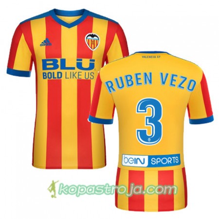 Billiga Fotbollströjor Valencia CF RUBEN VEZO Borta tröja 2017/18 Kortärmad