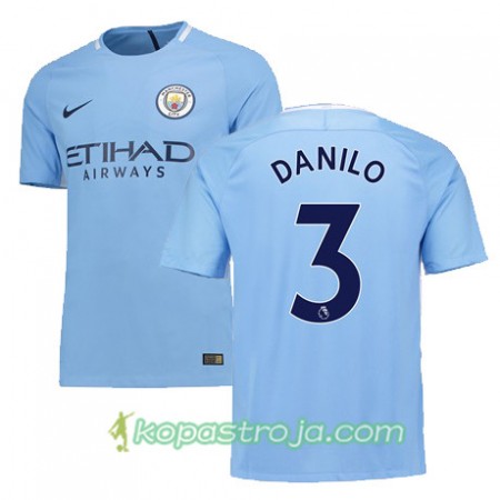 Billiga Fotbollströjor Manchester City DANILO 3 Hemma tröja 2017/18 Kortärmad