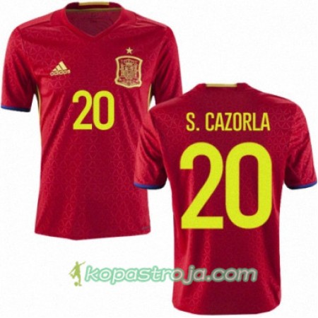 Billiga Fotbollströjor Spanien SANTI CAZORLA Hemma tröja Euro 2016