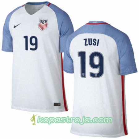 Billiga Fotbollströjor USA GRAHAM ZUSI Hemma tröja 2016/17 Kortärmad