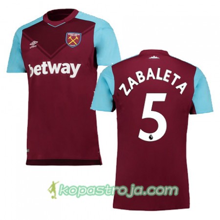 Billiga Fotbollströjor West Ham United ZABALETA Hemma tröja 2017/18 Kortärmad