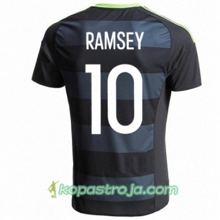 Billiga Fotbollströjor Wales AARON RAMSEY Borta tröja Euro 2016